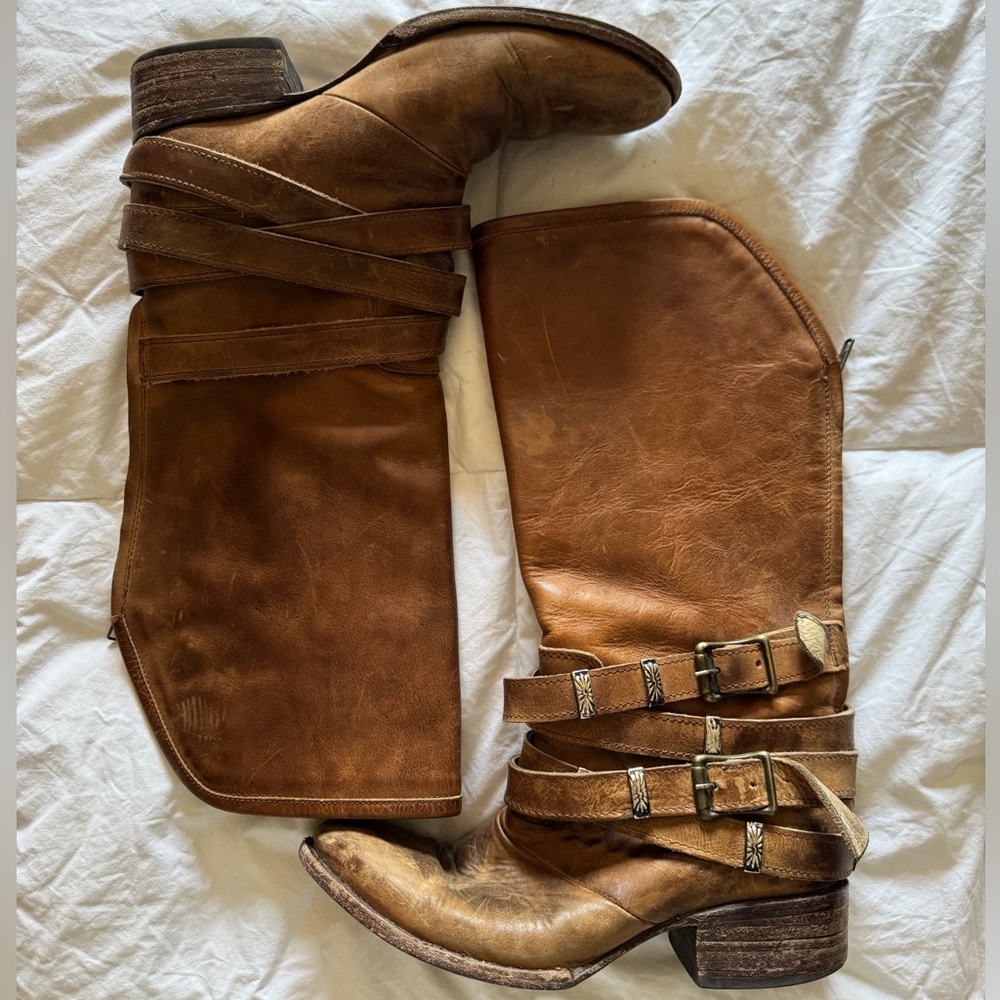 Freebird Brown Leather Boots